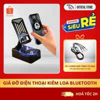 Giá đỡ Điện Thoại kèm loa Bluetooth/ Sạc Điện Thoại WYS-2301BT, Bass mạnh, Xoay 360 độ, Led RGB.
