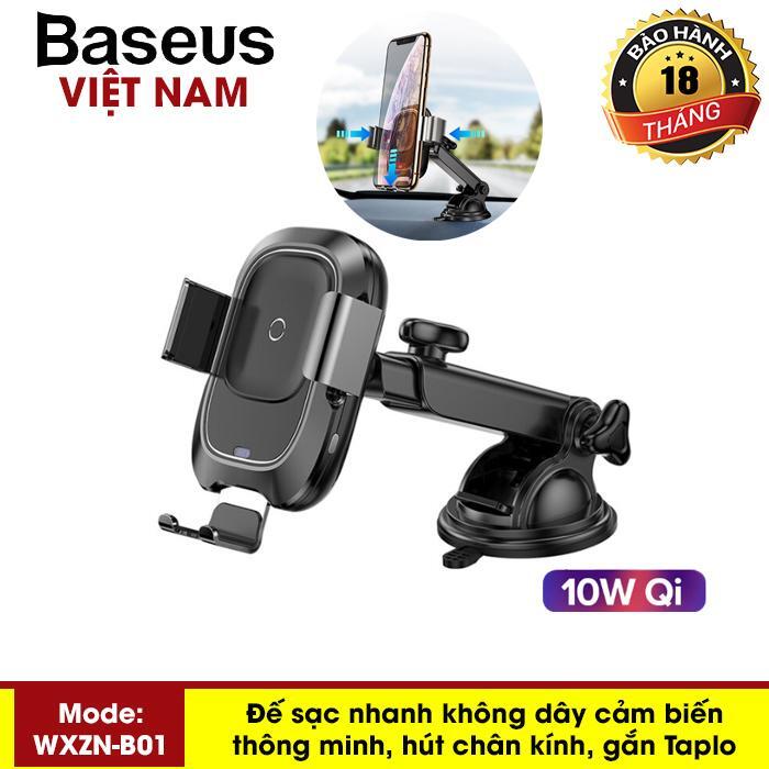 Giá đỡ điện thoại kiêm sạc không dây chính hãng Baseus WXZN-B01
