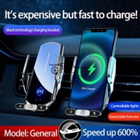 Giá Đỡ Điện Thoại Kiêm Sạc Nhanh Không Dây 15W Gắn Xe Hơi Dành Cho Samsung Xiaomi huawei vivo