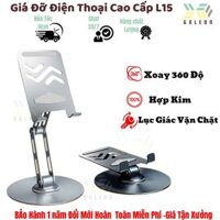 Giá Đỡ Điện Thoại L15,Kệ Ipad Máy Tính Bảng Laptop Chân Xoay 360 Hợp Kim Tản Nhiệt Tốt Giá Rẻ 68 Leon