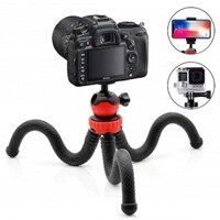 Giá đỡ điện thoại, máy ảnh 3 chân bạch tuộc Flexible Tripod xoay 360 độ livestream tiktok youtube