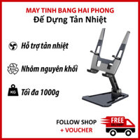 Giá đỡ điện thoại, máy tính bảng gắn được quạt tản nhiệt + hợp kim nhôm (nhựa ABS) xoay 180 độ ///