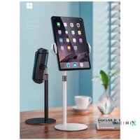 Giá đỡ điện thoại máy tính bảng tablet cho iPhone, iPad, Surface, Samsung P21 hợp kim nhôm, có thẻ điểu chỉnh độc cao.