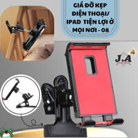 Giá Đỡ Điện Thoại, Máy Tính Bảng/Ipad mã J08 Đa Năng, Tiện Lợi Kẹp Trên Xe Đẩy Em Bé Và Mọi Nơi ( JA Shop)