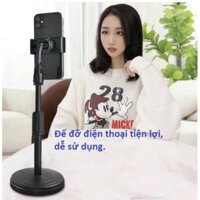 Giá đỡ điện thoại Microphone Stands, kẹp chống lưng 360 đế tròn , giá đỡ tiện lợi đa năng GD508-GiaDT-NC