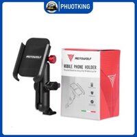 Giá đỡ điện thoại MOTOWOLF 2821 - Kẹp điện thoại chất liệu nhôm cao cấp Motowolf gắn xe máy