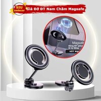 Giá Đỡ Điện Thoại Nam Châm Magsafe Hợp Kim Cao Cấp Gắn Taplo Xe Hơi Xoay 360 Độ