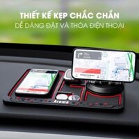 Giá Đỡ Điện Thoại Trên Ô Tô, Chống Trượt, Xoay 360 độ, Có Bảng Số Điện Thoại - thảm đặt taplo ô tô otto.