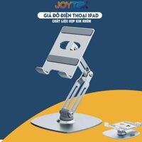 Giá đỡ điện thoại và ipad chất liệu hợp kim nhôm, kệ đỡ máy tính bảng, giá kê bằng kim loại nâng hạ chiều cao b20