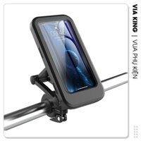 Giá đỡ điện thoại xe đạp xe máy chống nước chống trộm ViaKing, Xoay 360 độ, Phù hợp với nhiều kích thước điện thoại