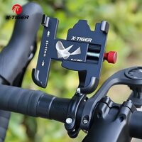 Giá đỡ điện thoại xe đạp X-TIGER Giá đỡ điện thoại xe đạp hợp kim 360° Giá đỡ kẹp tay lái xe máy xoay cho tất cả điện thoại di động