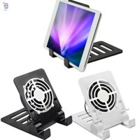 Giá đỡ điện thoại/máy tính bảng mini tích hợp quạt tản nhiệt thích hợp cho iPhone iPad Laptops