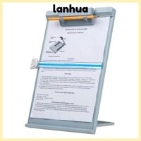 Giá đỡ đọc sách LANHUA, nhựa có kẹp có thể điều chỉnh Giá đỡ tài liệu để bàn, Giá đỡ đọc sách A4 gấp cho văn phòng / trường học / gia đình