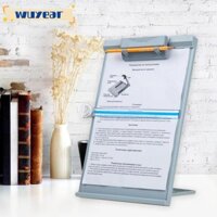 Giá đỡ đọc sách WUYEAR, gấp có kẹp có thể điều chỉnh Giá đỡ tài liệu máy tính để bàn, Giá đỡ đọc sách A4 bằng nhựa di động cho văn phòng / trường học / gia đình