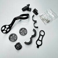 Giá đỡ đồng hồ nhôm đai tròn -  giá cài đèn xe đạp cao cấp