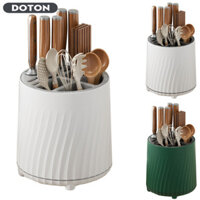 Giá Đỡ Đũa Xoay Dao Giá Đa Năng Xoay 360 Độ Nhà Bếp Dao Nĩa Giá Hộp Bảo Quản