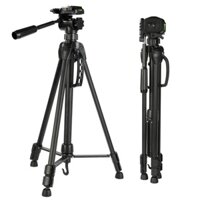 Giá đỡ gậy chụp hình 3 chân cho điện thoại máy ảnh hợp kim Tripod 3366 kéo cao 1m5 xoay 360 [ Mẫu mới ]