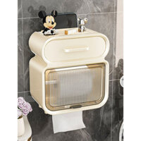 Giá đỡ giấy vệ sinh, hộp khăn giấy, máy phân phối giấy cuộn không cần khoan, hộp khăn giấy vệ sinh