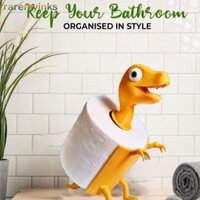 Giá đỡ giấy vệ sinh RAREM, Giá đỡ khăn giấy in hình khủng long, Mặt bàn đựng khăn giấy thực tế PLA hoạt hình sáng tạo