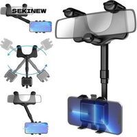 Giá đỡ GPS SEKINEW, có thể thu vào 360° Hỗ trợ điện thoại di động có thể xoay được, Giá đỡ ghi âm chống rung có thể điều chỉnh bền bỉ cho ô tô