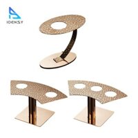 Giá đỡ hình nón kem Giá đỡ bằng thép không gỉ có đế trưng bày Khay đựng hình nón để kỷ niệm sinh nhật