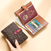 Giá đỡ hộ chiếu, kẹp hộ chiếu vé máy bay, ví đa chức năng cao cấp, giá đỡ thẻ tích hợp, tổ chức tài liệu du lịch di động