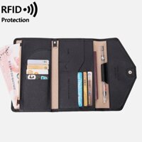 Giá Đỡ Hộ Chiếu / Tài Liệu Vé Máy Bay Đa Năng RFID Cho Nam Và Nữ