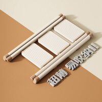 Giá đỡ hoa thang ghế đẩu thang chữ thập làm dày và mở rộng gia đình gấp thang leo thang chống trượt thang cuốn trong