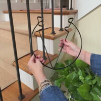 Giá đỡ hoa thanh dọc cho hàng rào ban công, giá đỡ cây cảnh, giá đỡ bảo vệ, giá đỡ thanh dọc, giá lưu trữ hàng rào, giá đỡ chậu hoa trellis 4DHK HCXJ