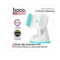 Giá đỡ Hoco CA5 kẹp điện thoại di động trên xe hơi xoay 360 độ đế hít chân không cực kì chắc chắn