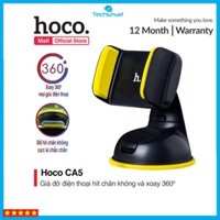 Giá đỡ Hoco CA5 kẹp điện thoại di động trên xe hơi xoay 360 độ đế hít chân không cực kì chắc chắn