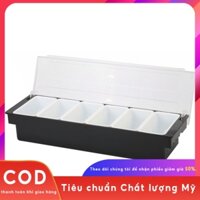 Giá Đỡ Hộp Gia Vị 6 Ngăn Cho Nhà Bếp