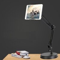 Giá đỡ ipad để bàn, kẹp ipad để bàn xoay 360 làm từ thép điều chỉnh chiều cao