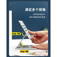 Giá Đỡ Ipad Máy Tính Bảng Mini Gấp Gọn Đế Tản Nhiệt Công Thái Học Chân Xoay 360 Độ Kệ Để Ipad Tablet Hợp Kim Nhôm Tavet
