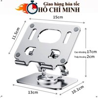 Giá đỡ iPad máy vi tính bảng laptop chân xoay công thái học - Đế giảm nhiệt kê laptop laptop kim loại tổng hợp nhôm xoay