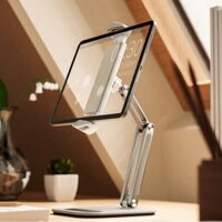 Giá Đỡ iPad Nhôm P47 Kẹp Xoay 360 Độ Gấp Gọn Để Bàn Kiêm Kệ Đỡ Máy Tính Bảng Tablet, Điện Thoại Di Động Đa Năng Cao Cấp.