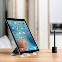 Giá đỡ ipad, tablet từ nhôm kiêm giá đỡ máy tính bảng, tablet, ipad cao cấp  nguyên khối AP-7LD