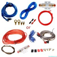 Giá đỡ jenniferaa 1500W8GA Loa siêu trầm ô tô Amplificateur Kẹp Cầu Chì Bộ Cáp Fil