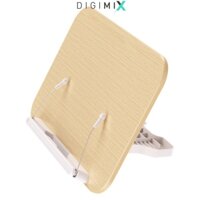 Giá đỡ kê đọc sách báo, đọc kinh DIGIMIX kiêm kê tablet điều chỉnh độ dốc, đô cao R20 từ nhựa ABS và gỗ cao cấp.