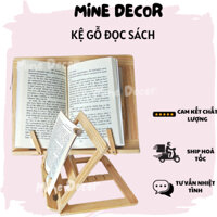 GIÁ ĐỠ, KỆ ĐỌC SÁCH GỖ ĐỂ BÀN THÔNG MINH