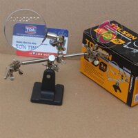 Giá đỡ kẹp board mạch Tolsen 38090 có kính lúp