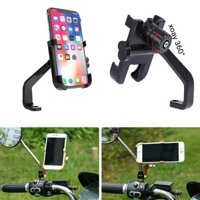 Giá Đỡ Kẹp Điện Thoại Gắn Xe Máy Inox C2 Chống Rung, Chống Cướp giật