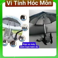 Giá Đỡ Kẹp Điện Thoại Kim Loại Gắn Xe Máy M302 Có Ô Dù Che Nắng Mưa, Chống Cướp đa năng
