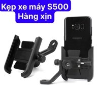 Giá đỡ kẹp điện thoại M3/ S500/AC5 Aluminum alloy loại xịn trên xe máy gắn chân kính cao cấp kèm lục giác