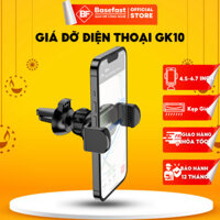 Giá đỡ kẹp điện thoại trên ô tô Basefast GK10  Gắn cửa giá điều hòa, xoay 360 độ cho di động 4,5-7 inch