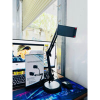 giá đỡ kẹp ipad, điện thoại,máy tính bảng để bàn cao cấp-khớp nâng xoay 360 độ đa năng