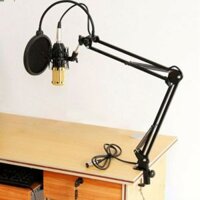 Giá đỡ kẹp mic và micro thép không gỉ