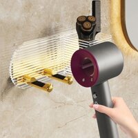 Giá đỡ không cần đục lỗ Phòng tắm Dyson Máy sấy tóc Giá treo tường Phòng tắm Máy sấy tóc / Giá đựng máy sấy tóc vệ sinh