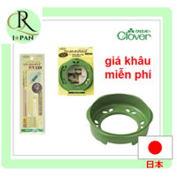 Giá đỡ kim khâu miễn phí Clover 12/18cm 57-408 & Đầu kim khâu miễn phí cực dày 57-420 [Đặt mua] Direct from Japan