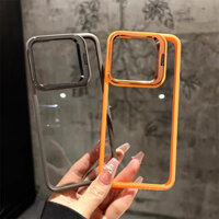 Giá đỡ kim loại Vỏ cứng Acrylic độ phân giải cao Ốp lưng Xiaomi 14 Pro Case Mi14
